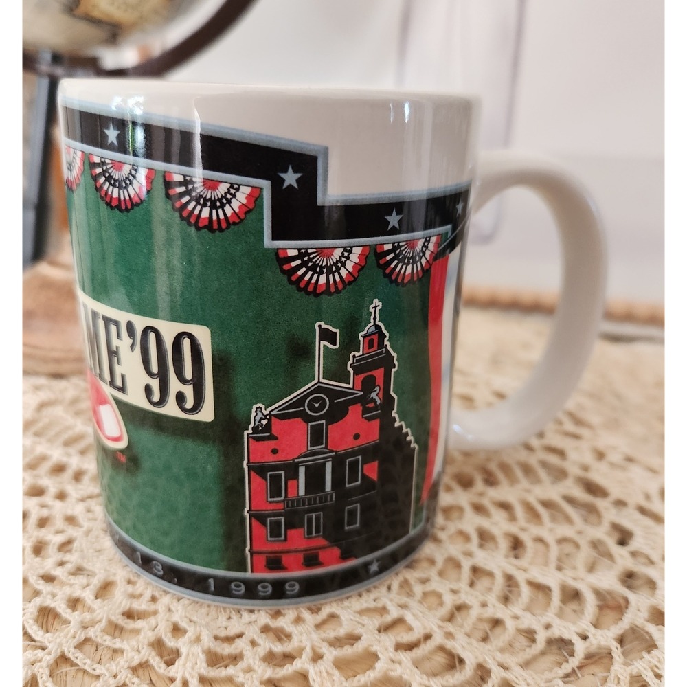 Vintage 1999 MLB All-Star Game Fenway Park Boston Red Sox Coffee Mug Hunter 1999